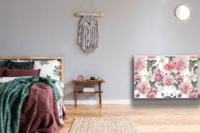 Cobertura magnética para radiador Flores de arte