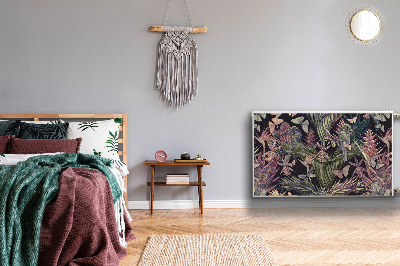 Cobertura magnética para radiador Pássaros e folhas