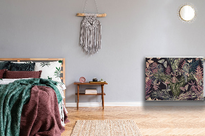 Cobertura magnética para radiador Pássaros e folhas