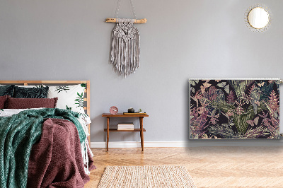 Cobertura magnética para radiador Pássaros e folhas