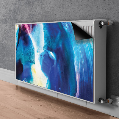 Cobertura magnética para radiador Manchas azuis