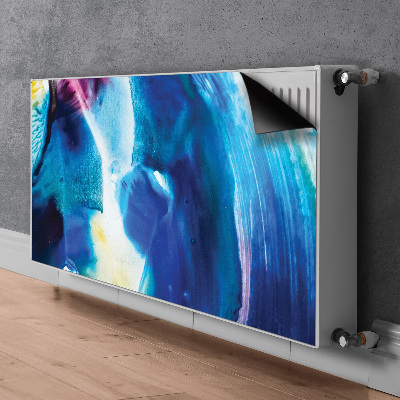 Cobertura magnética para radiador Manchas azuis