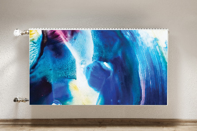 Cobertura magnética para radiador Manchas azuis