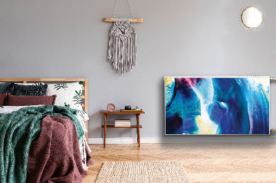 Cobertura magnética para radiador Manchas azuis