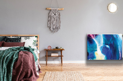 Cobertura magnética para radiador Manchas azuis