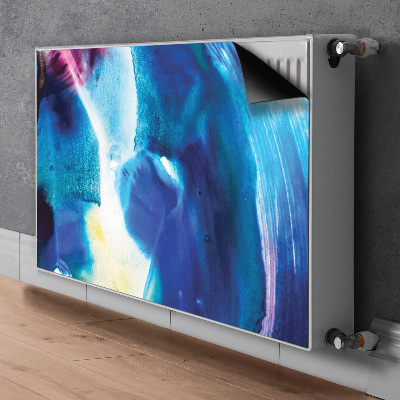 Cobertura magnética para radiador Manchas azuis