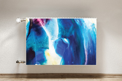 Cobertura magnética para radiador Manchas azuis