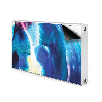 Cobertura magnética para radiador Manchas azuis