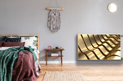 Capa magnética para radiador Elementos dourados