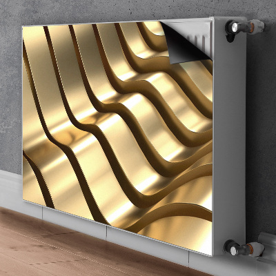 Capa magnética para radiador Elementos dourados