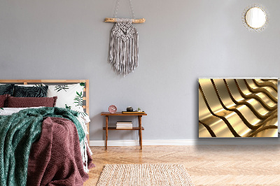 Capa magnética para radiador Elementos dourados