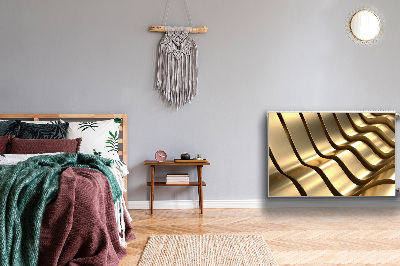 Capa magnética para radiador Elementos dourados