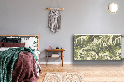 Cobertura magnética para radiador Folhas tropicais