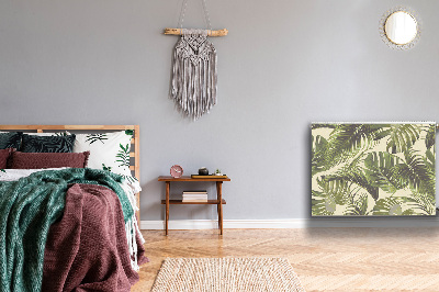 Cobertura magnética para radiador Folhas tropicais