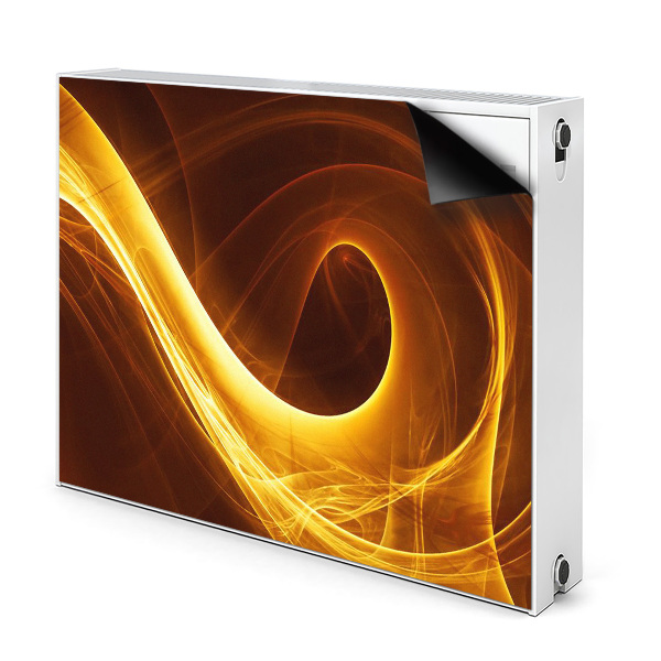 Capa magnética para radiador Chama ondulada