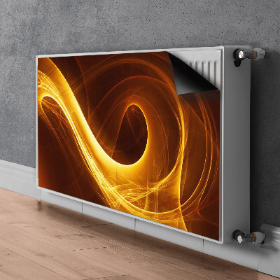 Capa magnética para radiador Chama ondulada
