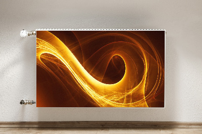 Capa magnética para radiador Chama ondulada