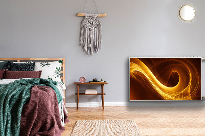 Capa magnética para radiador Chama ondulada