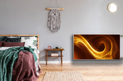 Capa magnética para radiador Chama ondulada