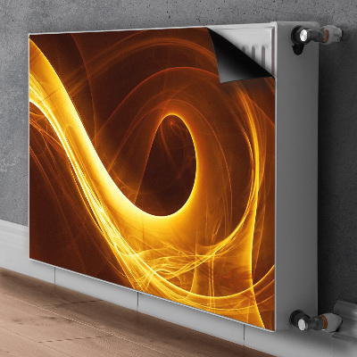 Capa magnética para radiador Chama ondulada