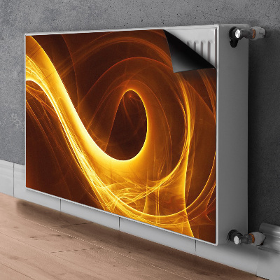 Capa magnética para radiador Chama ondulada