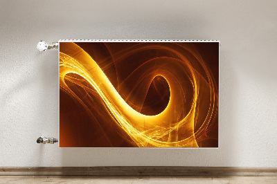 Capa magnética para radiador Chama ondulada