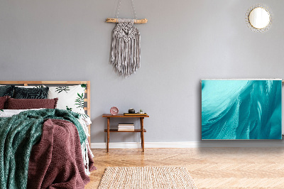 Capa magnética para radiador Penas azuis