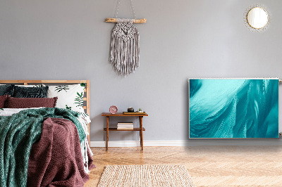 Capa magnética para radiador Penas azuis