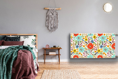 Cobertura magnética para radiador Flores do prado