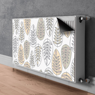 Capa magnética para radiador Folhas gráficas