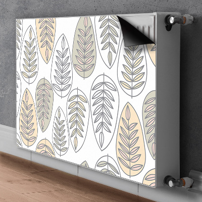 Capa magnética para radiador Folhas gráficas