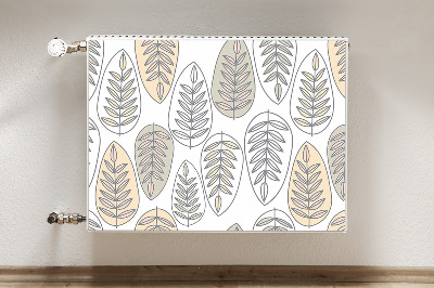 Capa magnética para radiador Folhas gráficas