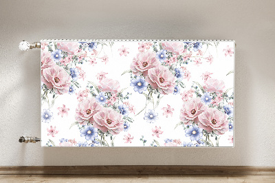 Cobertura magnética para radiador Um buquê delicado