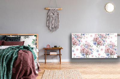 Cobertura magnética para radiador Um buquê delicado