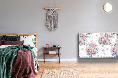 Cobertura magnética para radiador Um buquê delicado