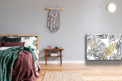 Capa magnética para radiador Folhas de palmeira