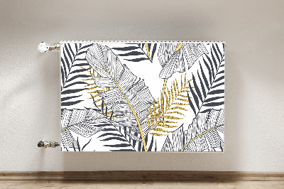 Capa magnética para radiador Folhas de palmeira