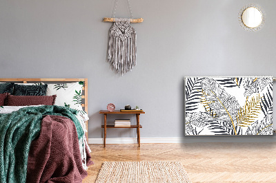 Capa magnética para radiador Folhas de palmeira