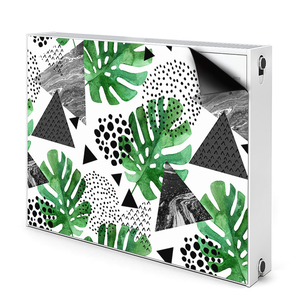 Cobertura magnética para radiador Selva abstrata