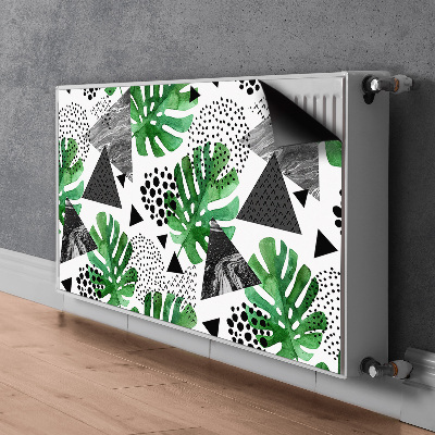 Cobertura magnética para radiador Selva abstrata