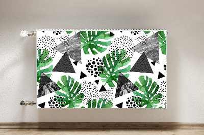 Cobertura magnética para radiador Selva abstrata