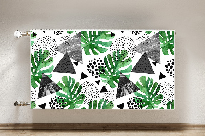 Cobertura magnética para radiador Selva abstrata