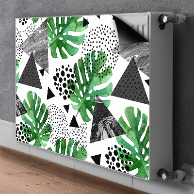 Cobertura magnética para radiador Selva abstrata