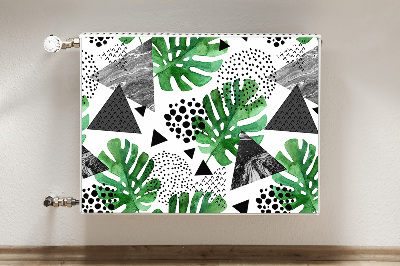 Cobertura magnética para radiador Selva abstrata