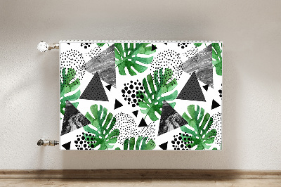 Cobertura magnética para radiador Selva abstrata