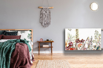 Capa magnética para radiador Flores silvestres