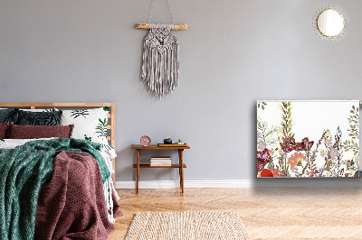 Capa magnética para radiador Flores silvestres