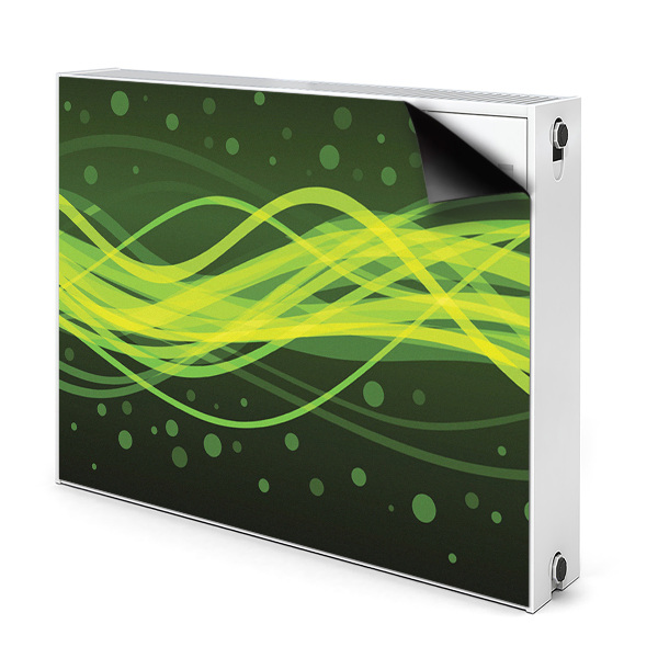 Cobertura magnética para radiador Listras verdes