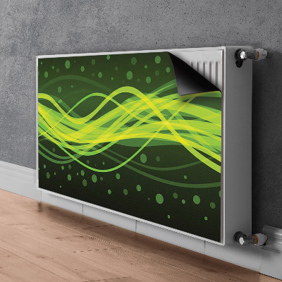 Cobertura magnética para radiador Listras verdes