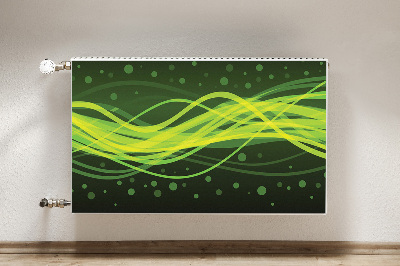 Cobertura magnética para radiador Listras verdes